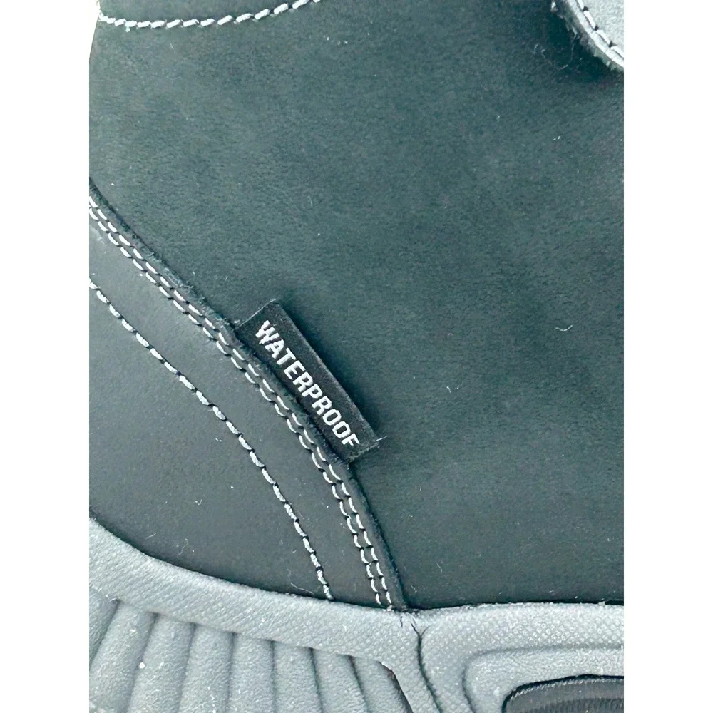 Orthofeet Florence 886 Women Size 7 Black Leather Ankle Boots Faux Fur Lining‎